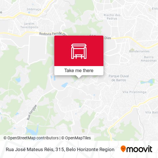 Rua José Mateus Réis, 315 map