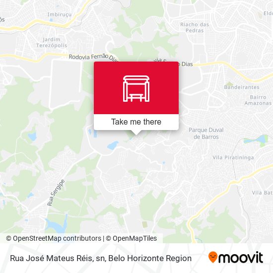 Rua José Mateus Réis, sn map