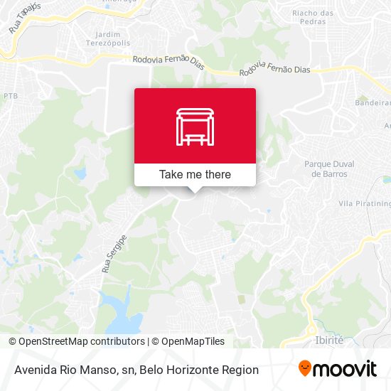 Avenida Rio Manso, sn map
