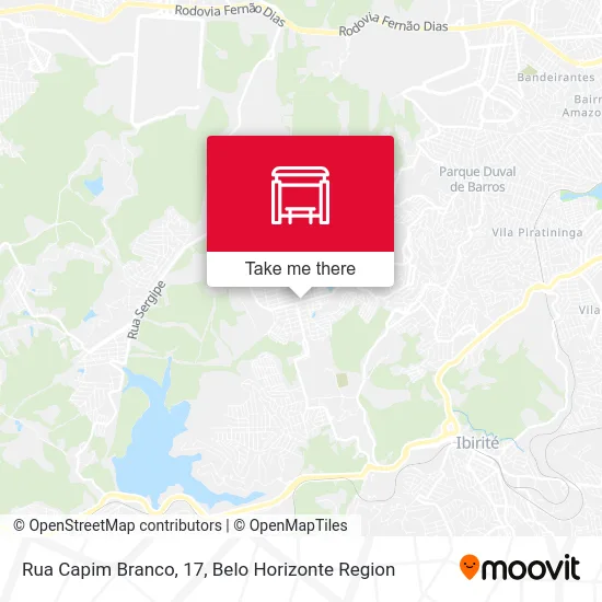 Rua Capim Branco, 17 map