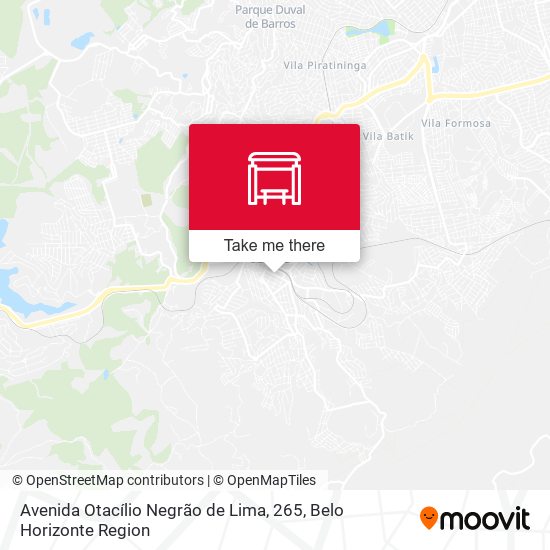 Avenida Otacílio Negrão de Lima, 265 map