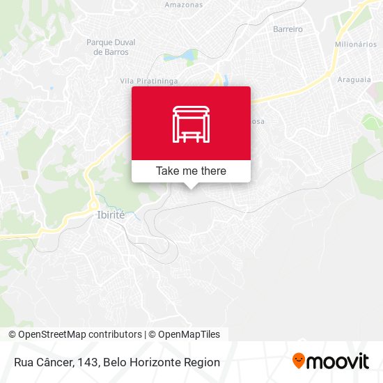 Rua Câncer, 143 map