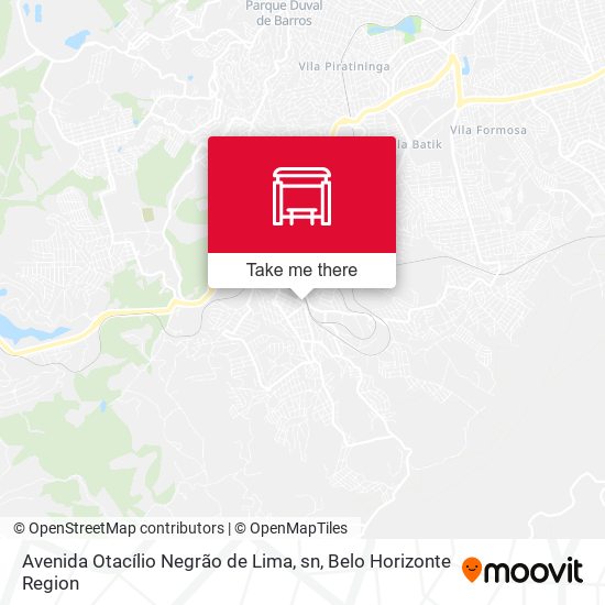 Avenida Otacílio Negrão de Lima, sn map
