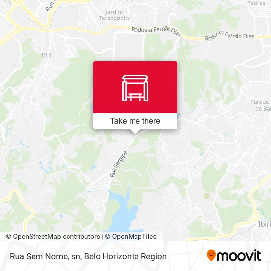 Rua Sem Nome, sn map