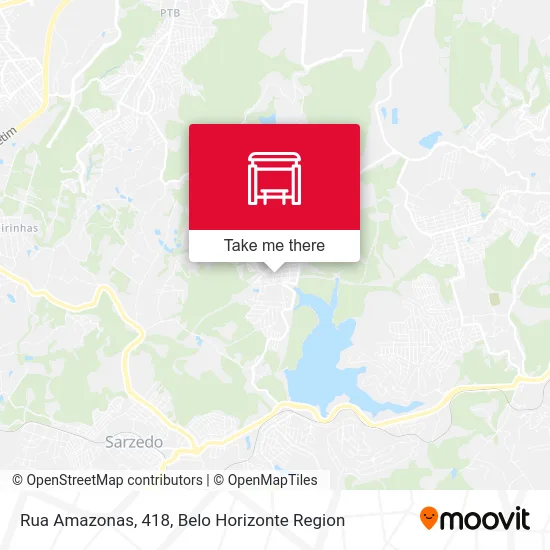 Rua Amazonas, 418 map