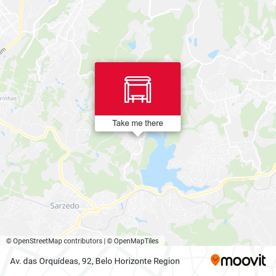 Av. das Orquídeas, 92 map
