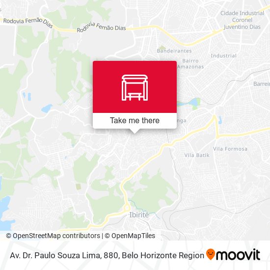 Av. Dr. Paulo Souza Lima, 880 map