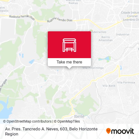 Av. Pres. Tancredo A. Neves, 603 map