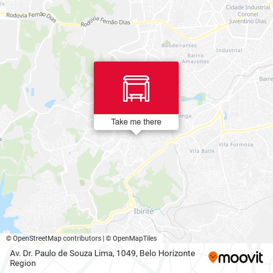 Mapa Av. Dr. Paulo de Souza Lima, 1049