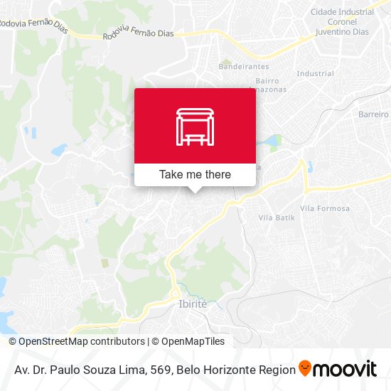Av. Dr. Paulo Souza Lima, 569 map