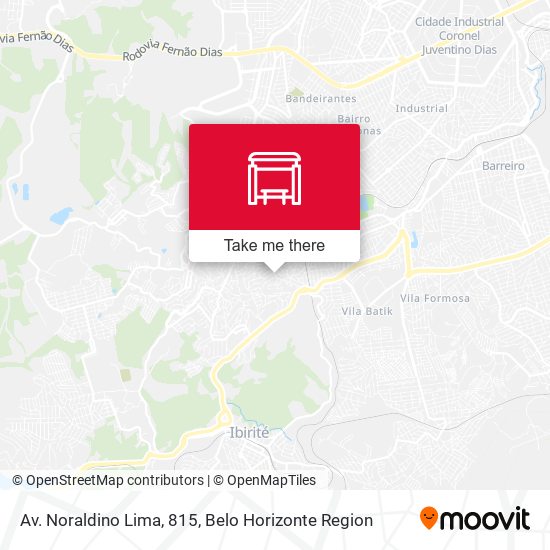 Av. Noraldino Lima, 815 map