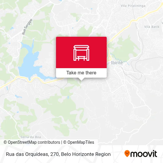 Rua das Orquídeas, 270 map