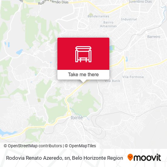 Rodovia Renato Azeredo, sn map