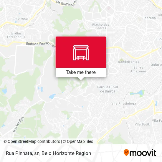 Rua Pinhata, sn map