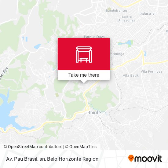 Av. Pau Brasil, sn map