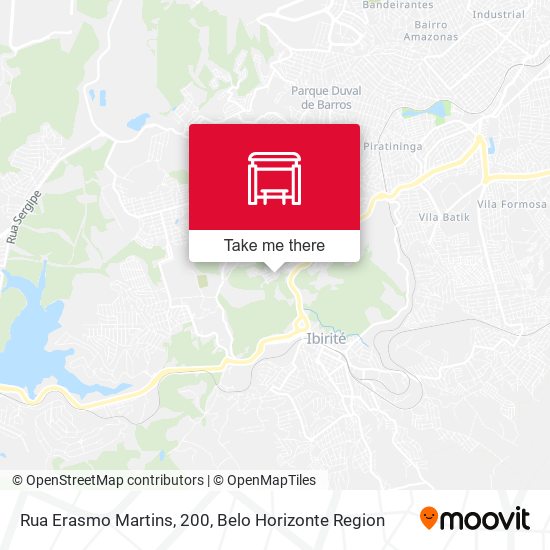 Rua Erasmo Martins, 200 map