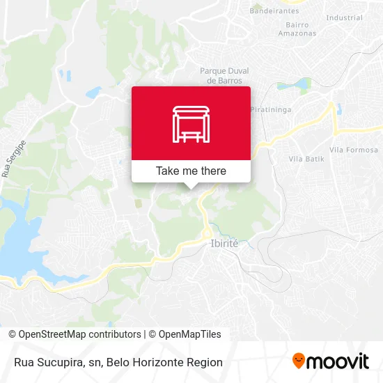 Rua Sucupira, sn map