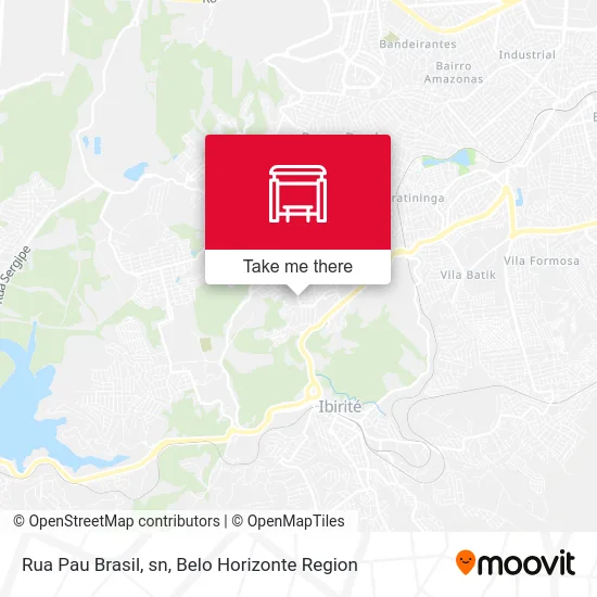 Rua Pau Brasil, sn map