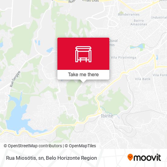 Rua Miosótis, sn map
