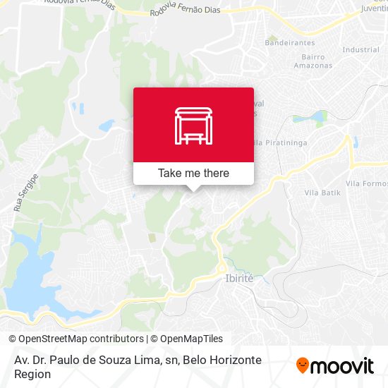 Mapa Av. Dr. Paulo de Souza Lima, sn