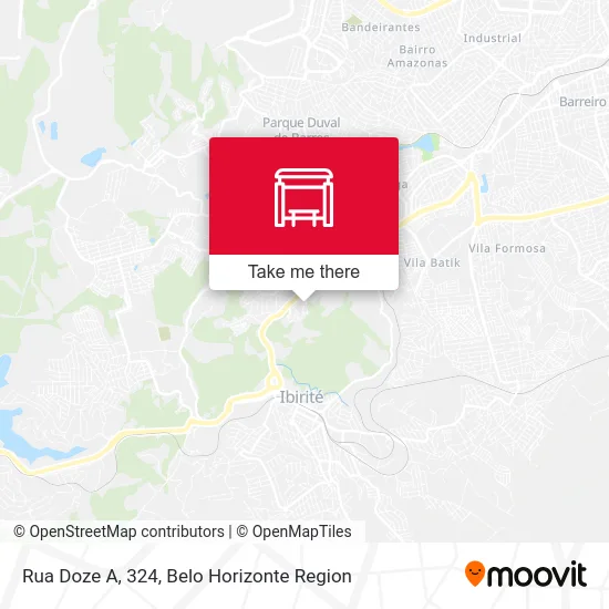 Rua Doze A, 324 map