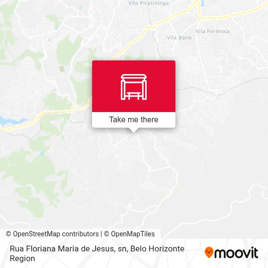 Rua Floriana Maria de Jesus, sn map