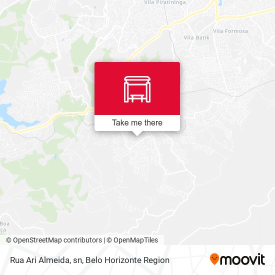 Rua Ari Almeida, sn map