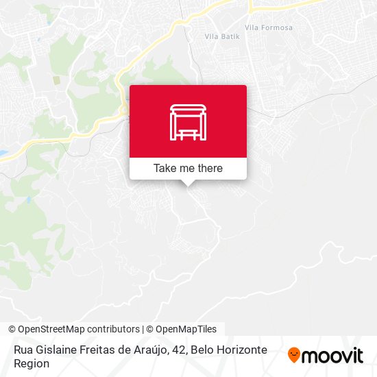 Rua Gislaine Freitas de Araújo, 42 map