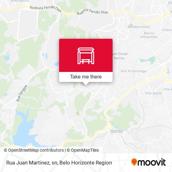 Rua Juan Martinez, sn map