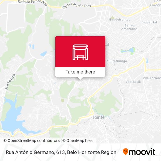 Rua Antônio Germano, 613 map