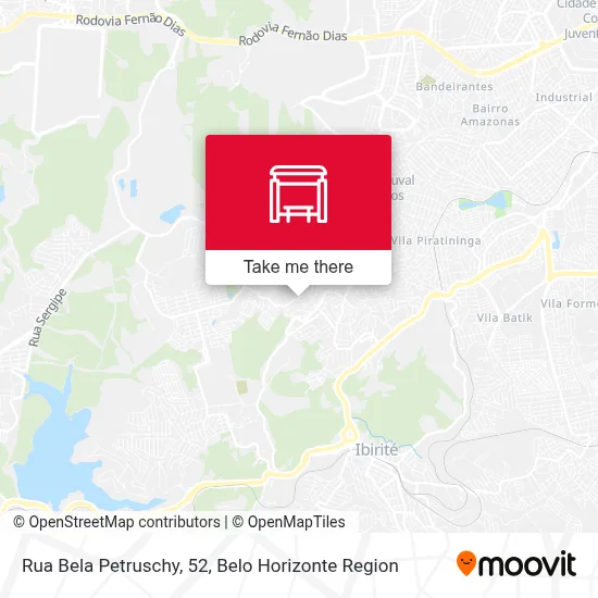 Rua Bela Petruschy, 52 map