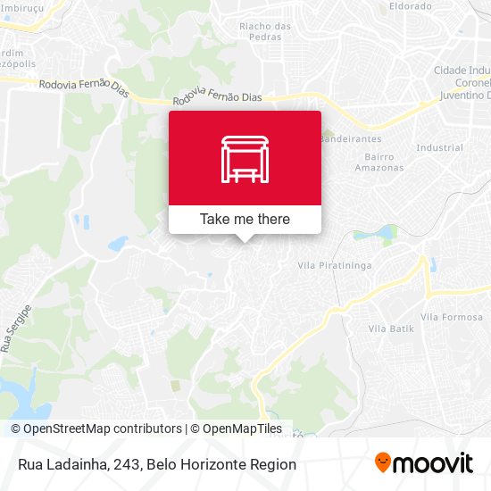 Rua Ladainha, 243 map