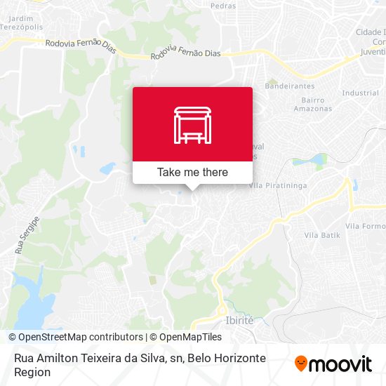 Rua Amilton Teixeira da Silva, sn map