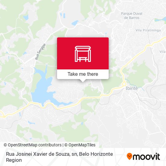 Rua Josinei Xavier de Souza, sn map