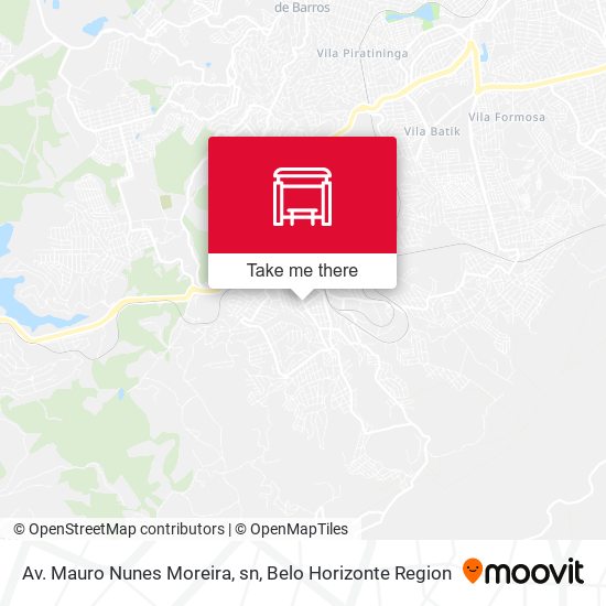 Mapa Av. Mauro Nunes Moreira, sn