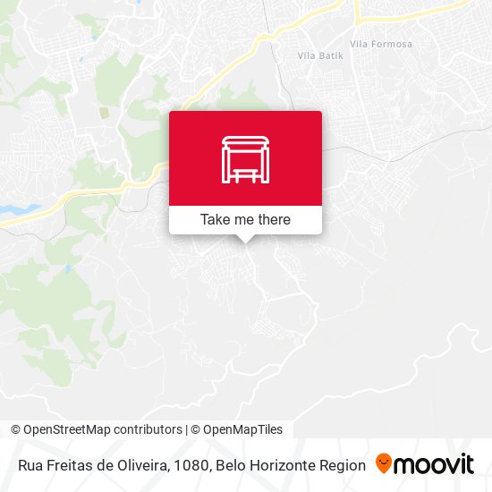 Rua Freitas de Oliveira, 1080 map