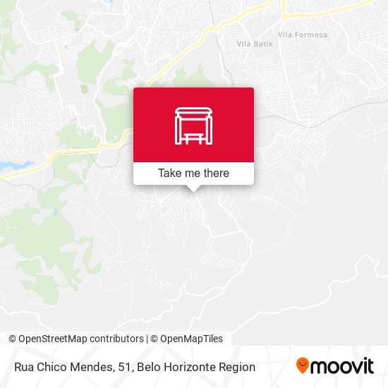 Rua Chico Mendes, 51 map