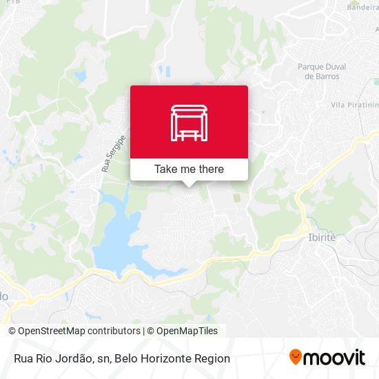 Rua Rio Jordão, sn map