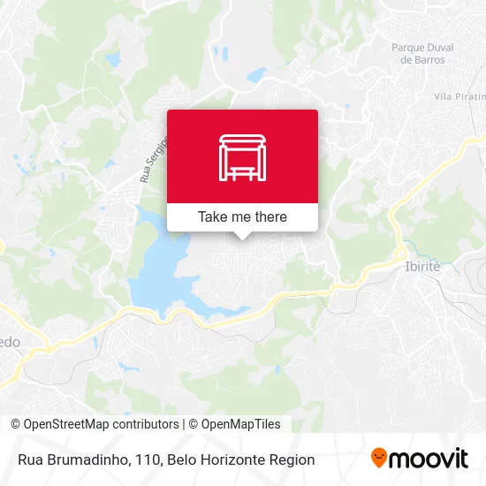 Rua Brumadinho, 110 map