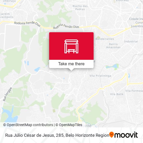 Rua Júlio César de Jesus, 285 map