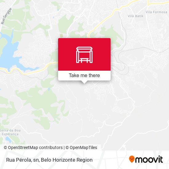Rua Pérola, sn map