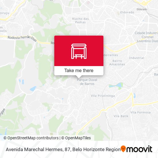 Avenida Marechal Hermes, 87 map