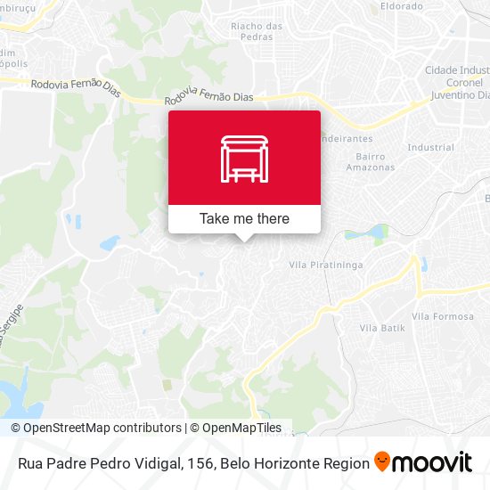 Rua Padre Pedro Vidigal, 156 map