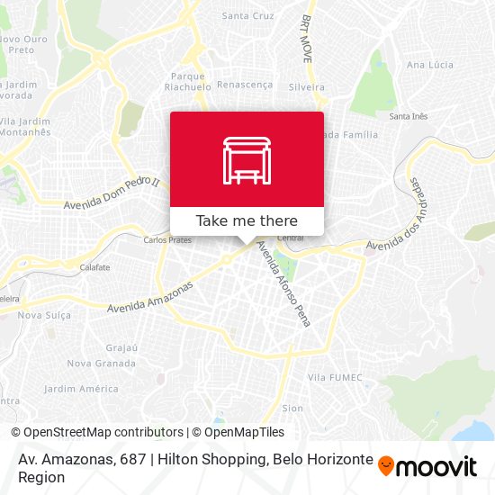 Av. Amazonas, 687 | Hilton Shopping map