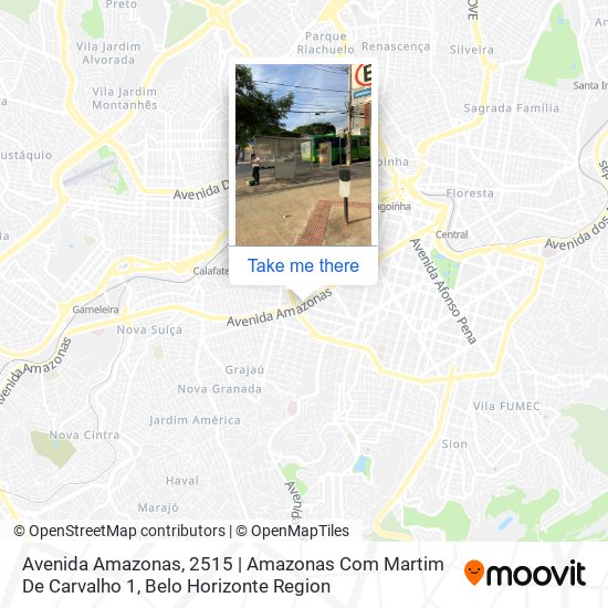 Mapa Avenida Amazonas, 2515 | Amazonas Com Martim De Carvalho 1