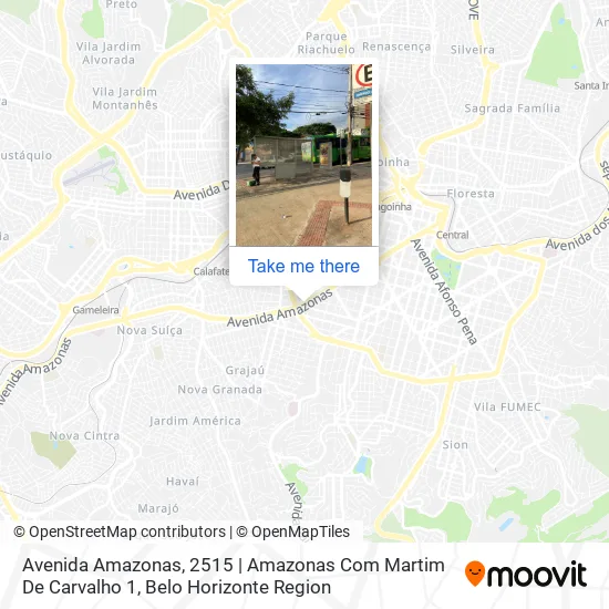 Avenida Amazonas, 2515 | Amazonas Com Martim De Carvalho 1 map