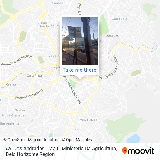 Av. Dos Andradas, 1220 | Ministério Da Agricultura map