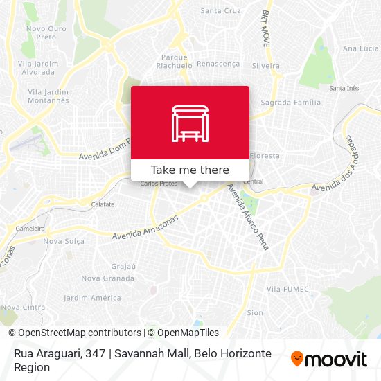 Mapa Rua Araguari, 347 | Savannah Mall