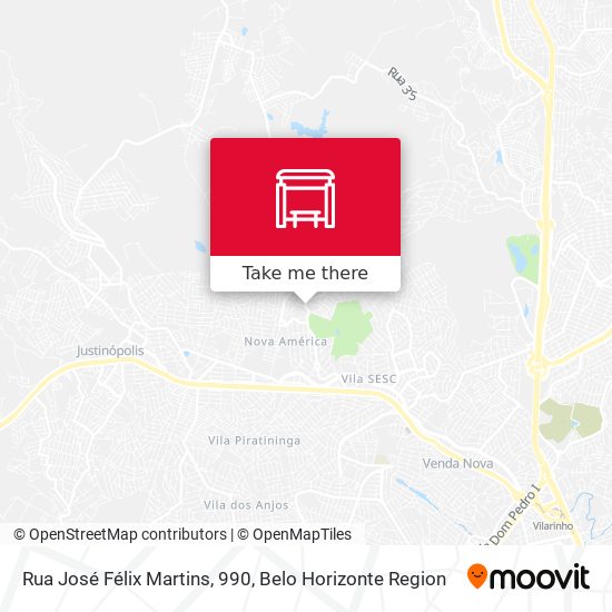 Rua José Félix Martins, 990 map