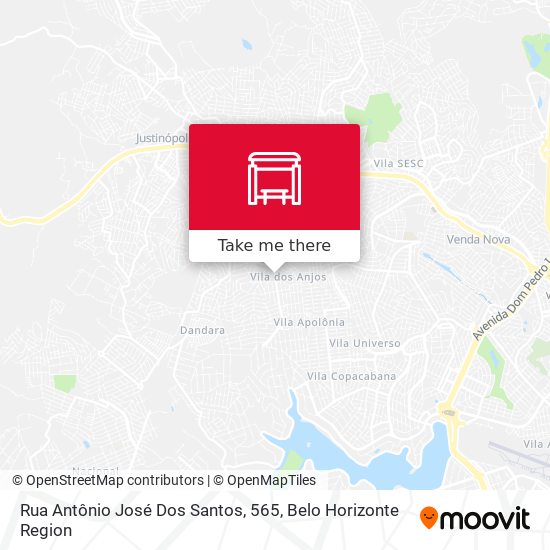 Rua Antônio José Dos Santos, 565 map